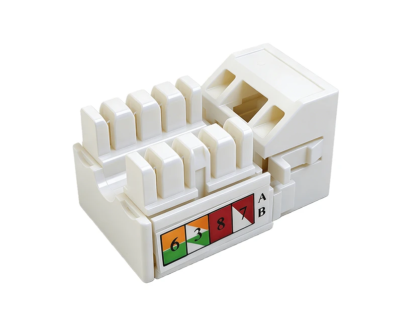 SKJ-23V102 Cat.5e RJ45 (8P8C) 90 درجة بدون حماية