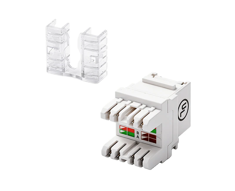 SKJ-F32101-1 Cat.5e RJ45 (8P8C) 180 درجة بدون حماية من الغبار