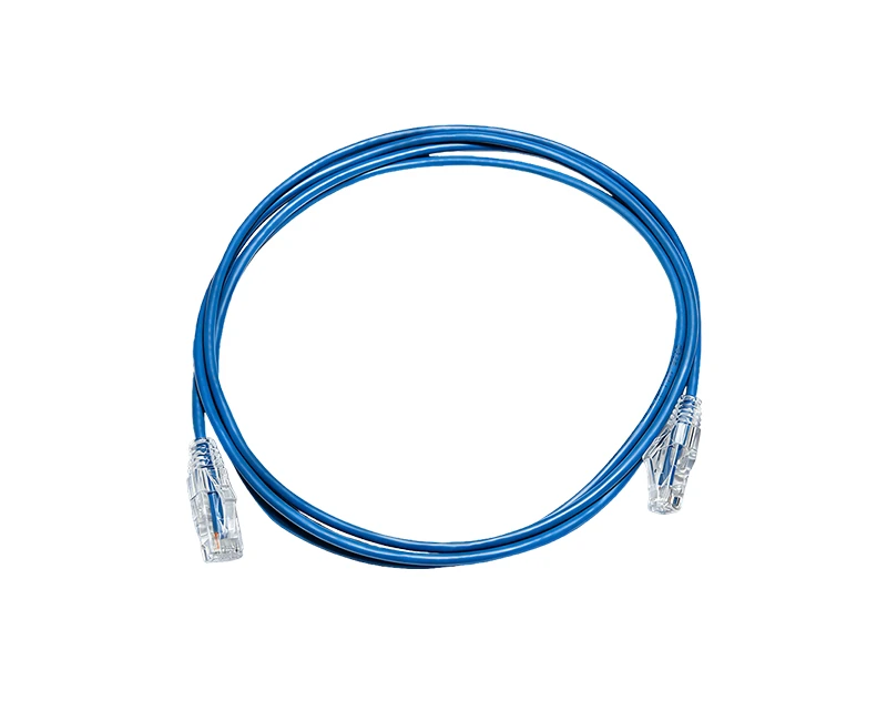 كابل شبكة Cat.5E U/UTP Slim Patch Cord Gigabit RJ45 Ethernet
