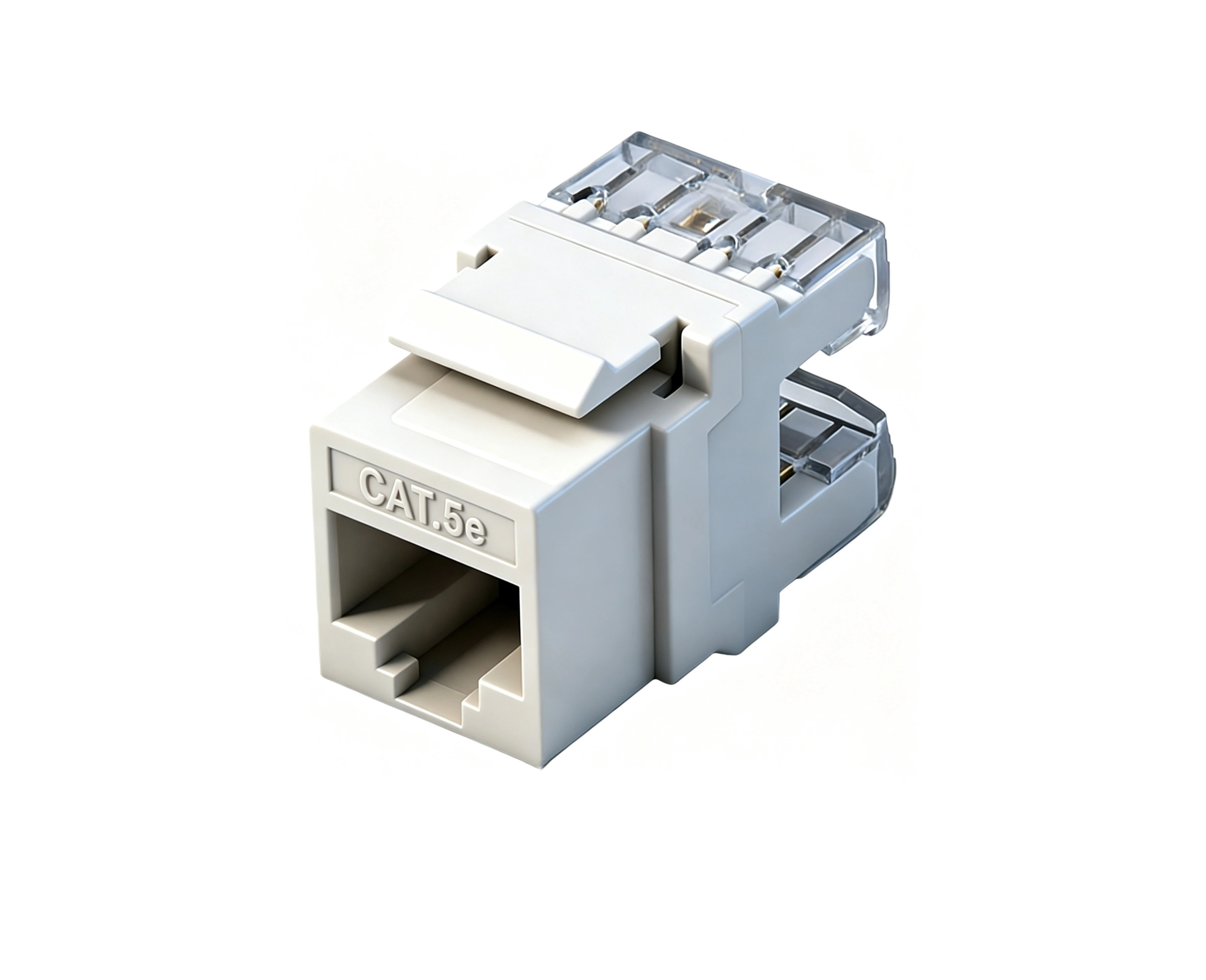 SKJ-F32101 Cat.5e RJ45 (8P8C) 180 درجة بدون حماية