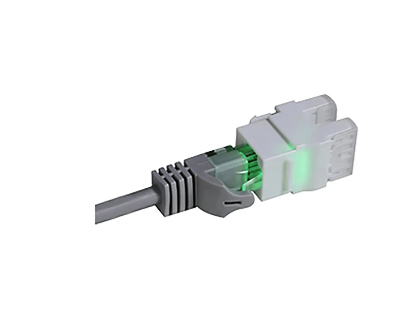 SKJ-F32101-LED-1 Cat.5e RJ45 (8P8C) 180 درجة غير محمية