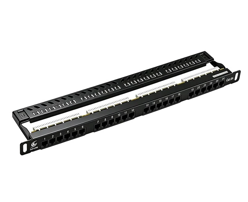 لوحة التصحيح SPP-UC62L1 Cat.6A ذات 24 منفذًا غير محمية