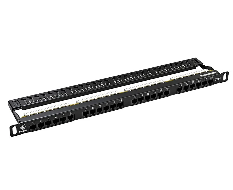 لوحة التصحيح SPP-U962L1 Cat.6 ذات 24 منفذًا غير محمية